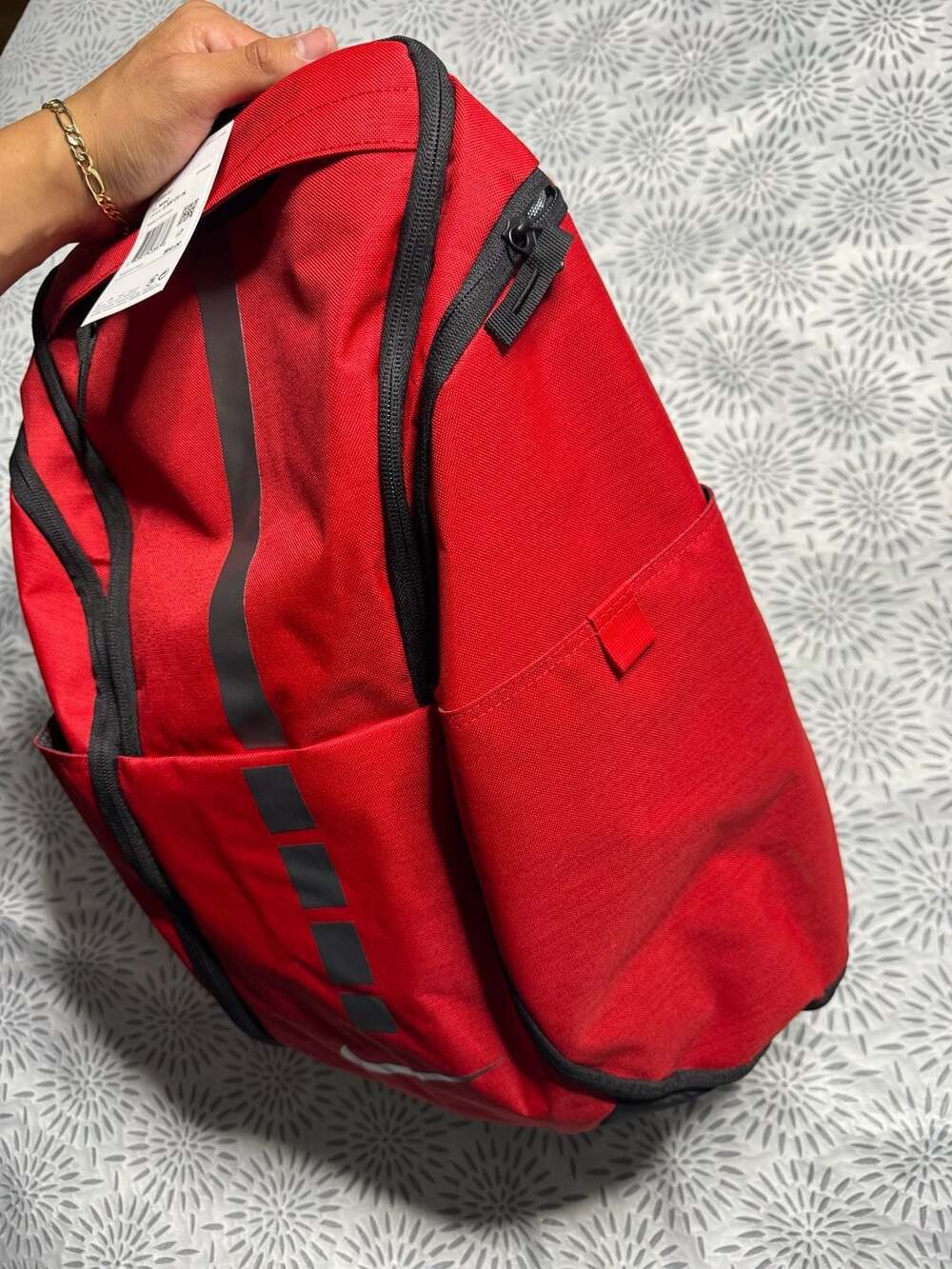 Nike Hoops Elite Pro Basketball Backpack Red BA5554-657 - Picture 3 of 8